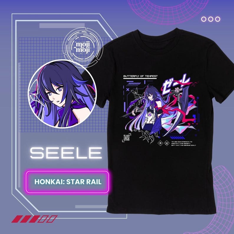 Esports Gaming Shirts - قميص Seele Honkai Star Rail Honkai: