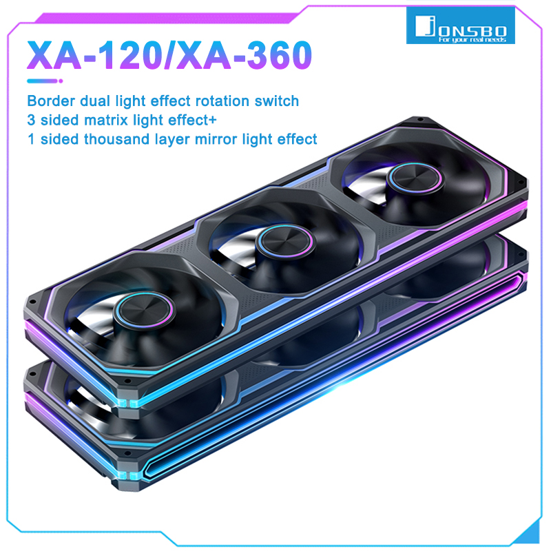 Esports Gaming Fan - مروحة كمبيوتر JONSBO XA-120 XA-240 XA-360