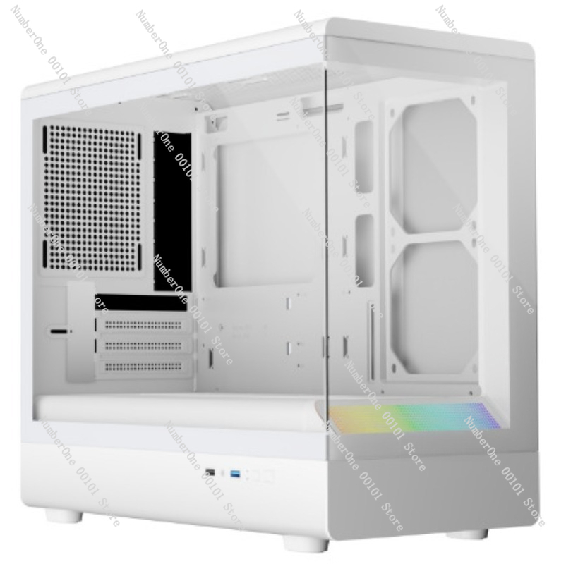 Esports Gaming Pc Build - هيكل كمبيوتر للألعاب بزجاج مقوى بانورامي،