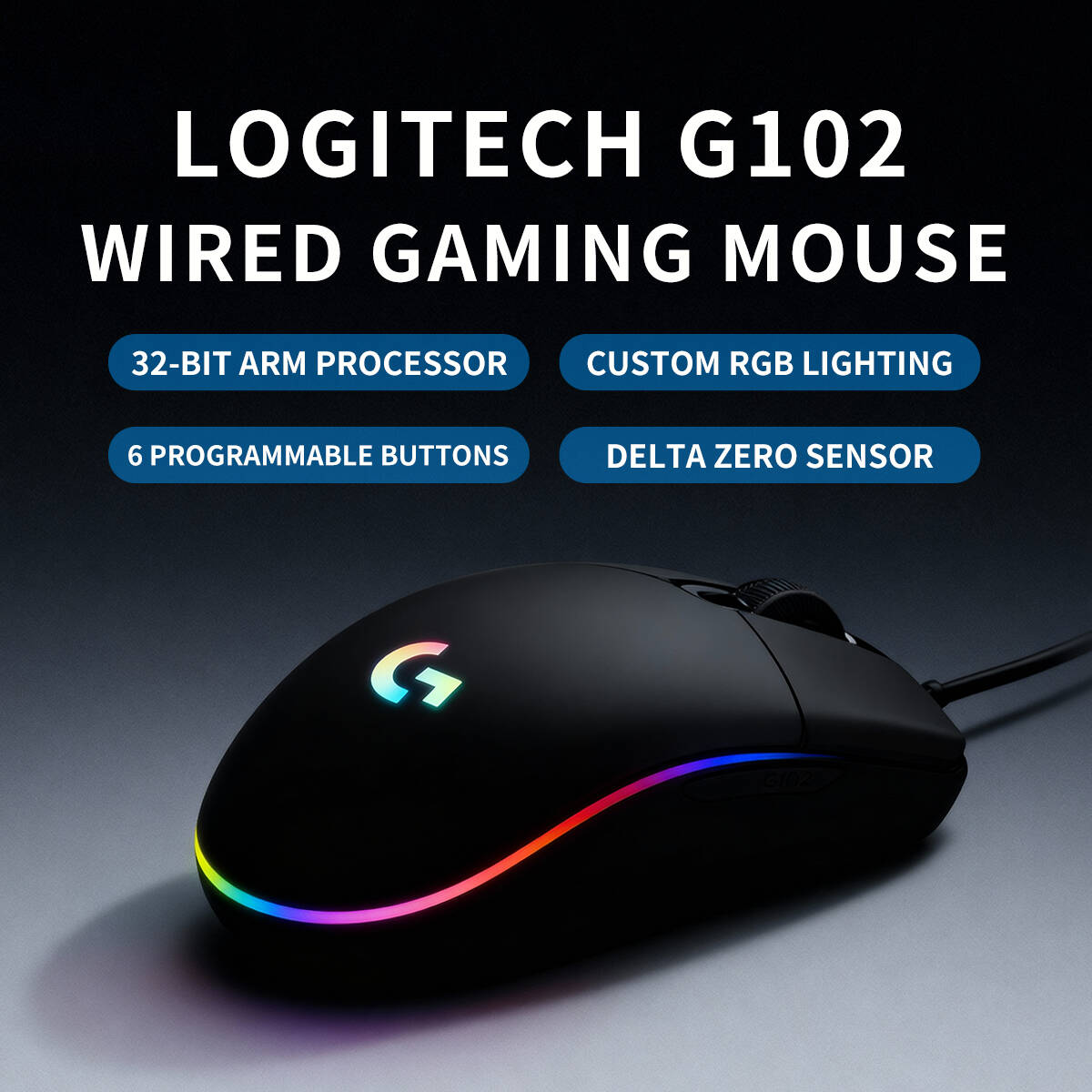فأرة لوجيتك G203 بروديجي الأصل - مراجعة Logitech Mouse G203 وسعره