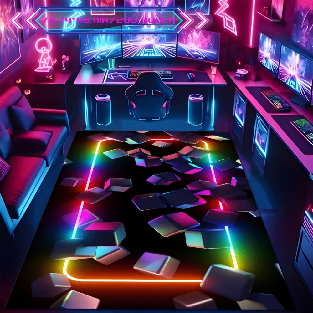 سجادة ألعاب VIKAMA بتصميم ملون - مراجعة Esports Gaming Design وسعره
