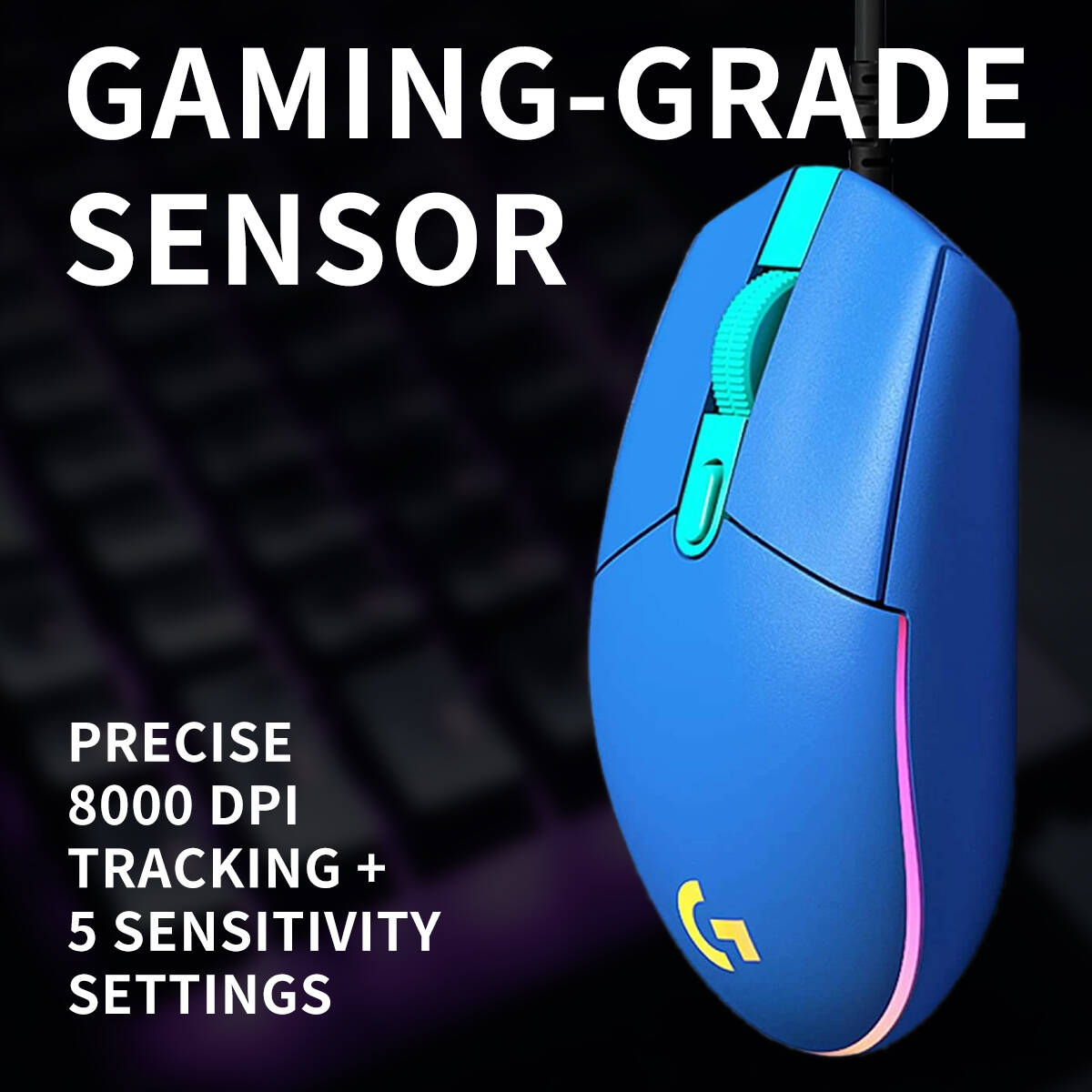 ماوس ألعاب لوجيتك G203 سلكي مع - مراجعة Logitech Mouse G203 وسعره