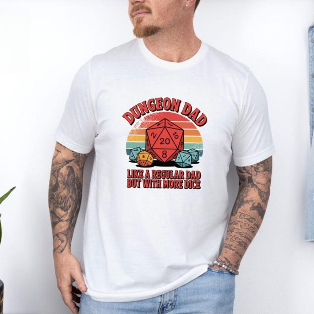 تي شيرت دانجن داد مضحك بتصميم  - مراجعة Esports Gaming Shirts وسعره